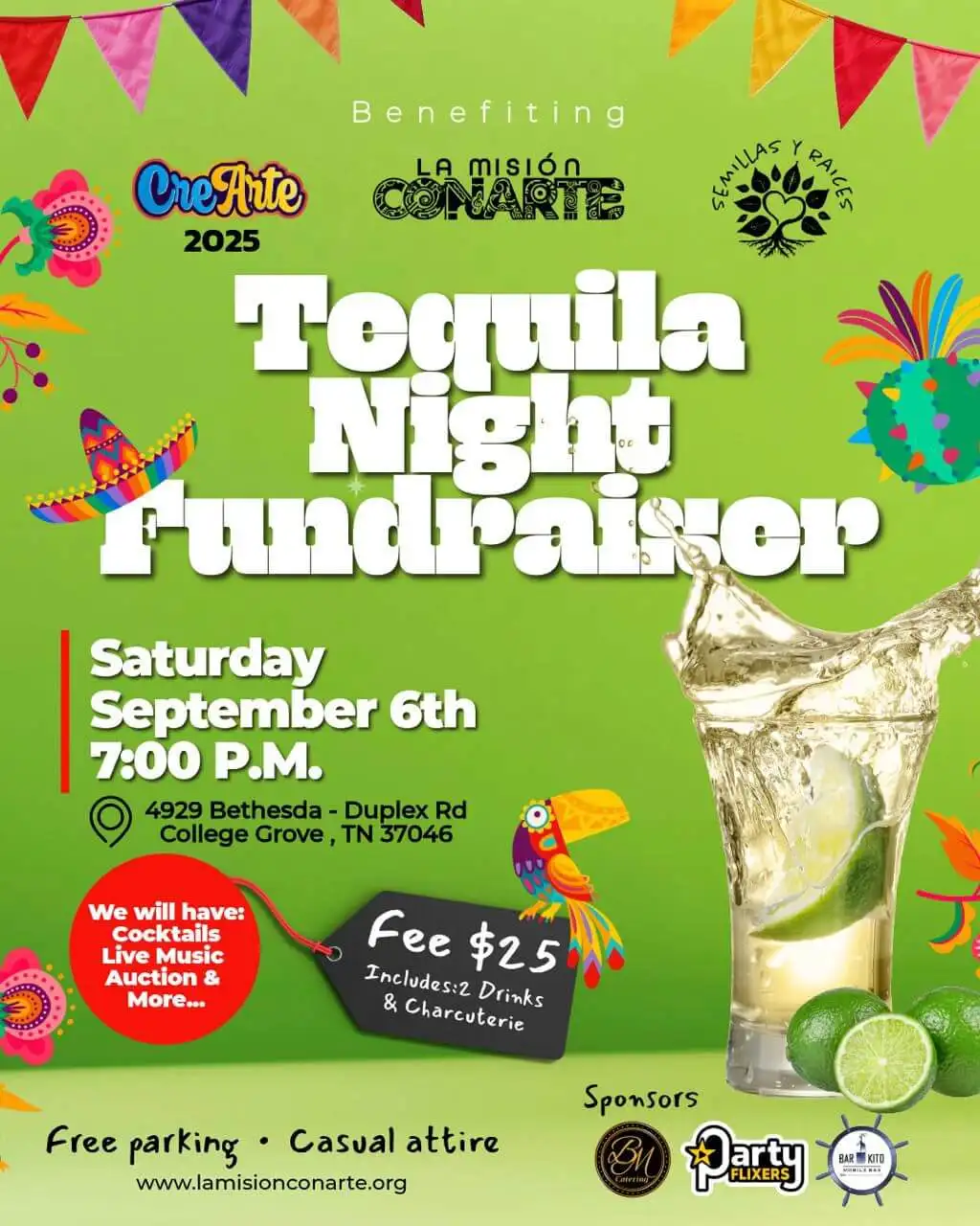 Tequila Night Fundraiser 2025